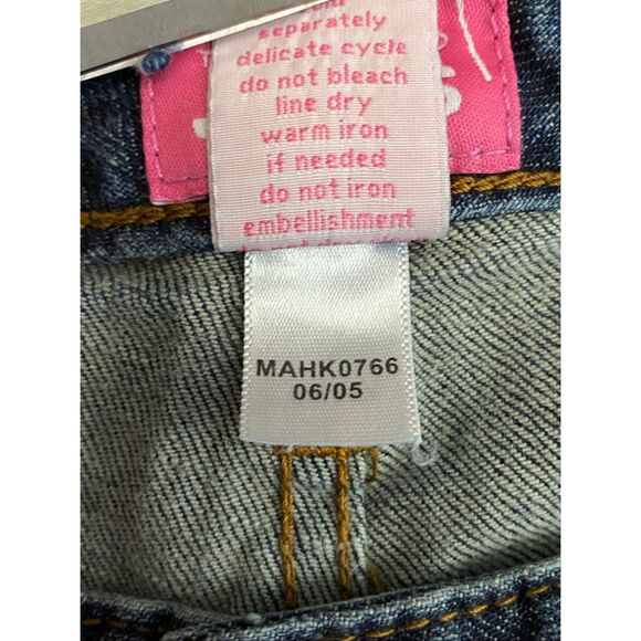 The Limited Cassidy Bootcut Jeans Vintage Mid Rise Rhinestone Women’s Sz 4 - Picture 4 of 8